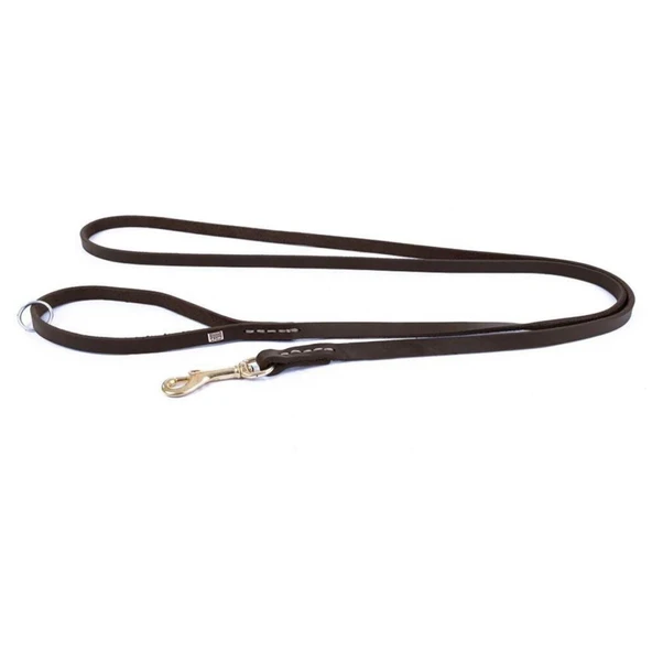 Doggie Yağlı Derili Eğitim Gezdirme Tasması Kahve 1.1*150 cm (YEGT11 S) - 6