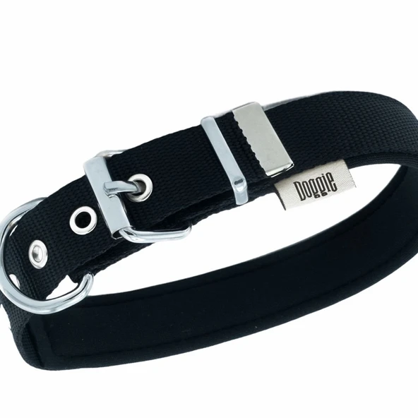 Doggie Konfor Dokuma Boyun Tasması Kırmızı 2.5*37-45 cm (DSBT-2510 M) - 2