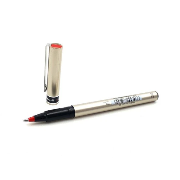 Uni-Ball Roller Kalem Deluxe Bilye Uç 0.7 MM Kırmızı (12 Li Paket)