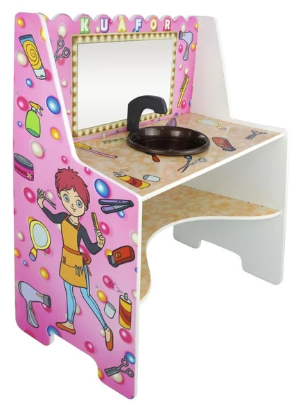 AHŞAP MİNİ KUAFÖR KÖŞESİ - 3