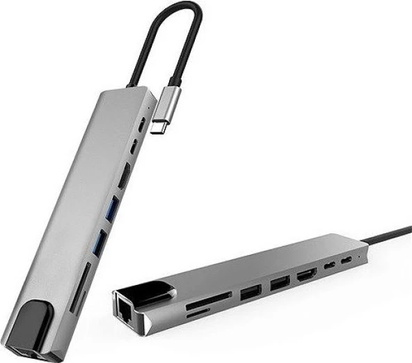 Dxim All in One USB-Type-C Hub for iPad Pro - Macbook - PC - Laptop