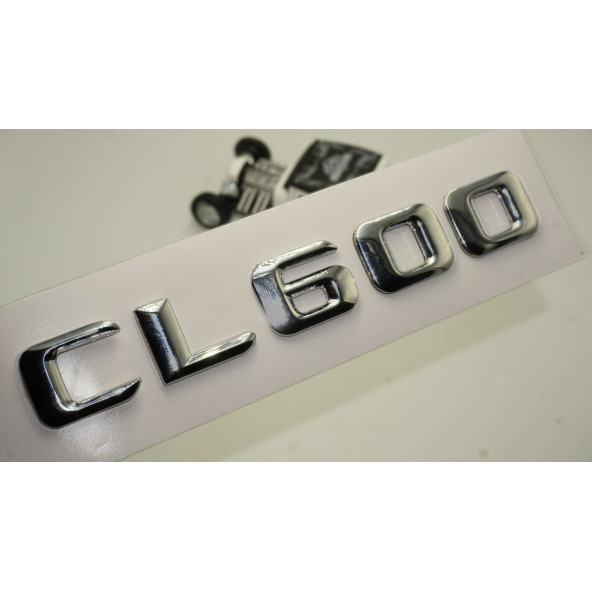 Benz CL600 Bagaj Krom Metal 3M 3D Yazı Logo