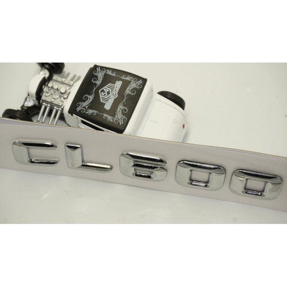 Benz CL600 Bagaj Krom Metal 3M 3D Yazı Logo - 4