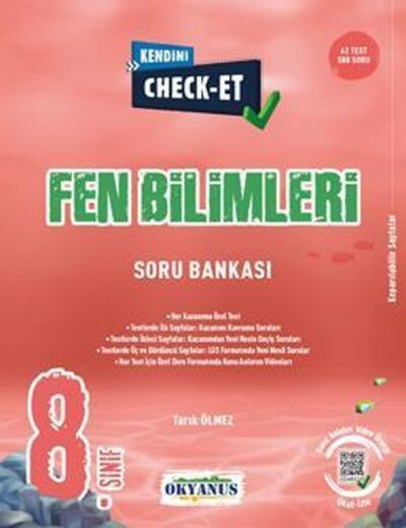 Okyanus 8. Sınıf Fen Bilimleri Kendini Check Et Soru Bankası ürün görseli