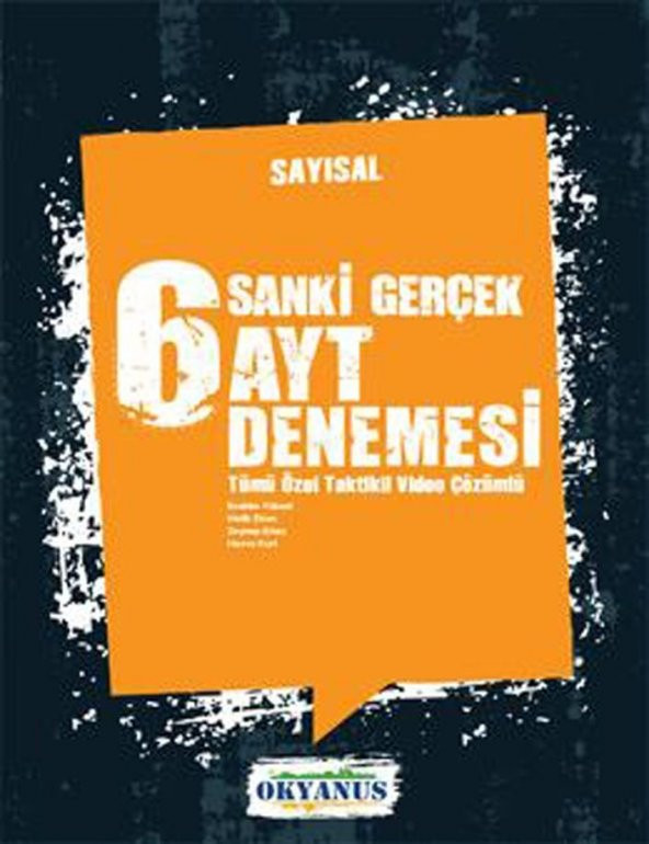 Okyanus Yayınları AYT Sayısal 6 lı Denemesi