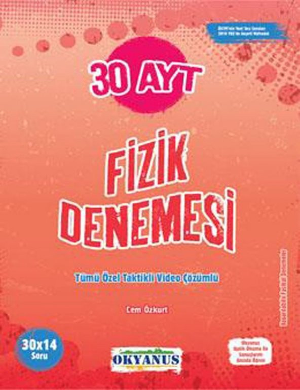 Okyanus Yayınları AYT Fizik 30 Denemesi