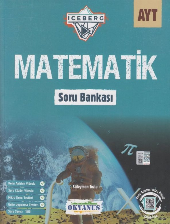 Okyanus Yayınları AYT Matematik Iceberg Soru Bankası