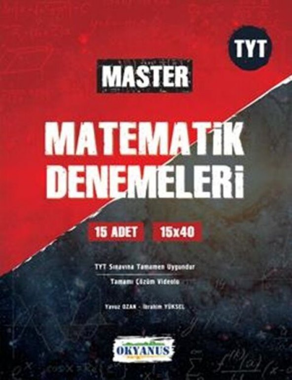 Okyanus Yayınları TYT Master 15 Matematik Denemeleri