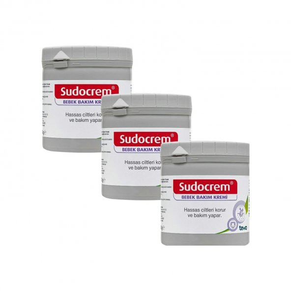 Sudocrem Bebek Bakım Kremi 3 Adet X 250 Gr