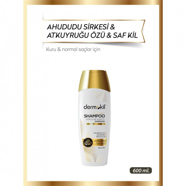 DERMOKİL Dökülme Karşıtı Şampuan 600 ml - 2