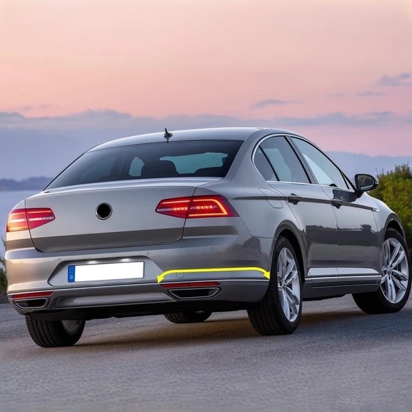 VW Passat B8 2015-2019 Sağ Arka Tampon Köşe Kromaj Çıta 3G0853842