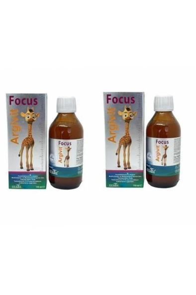 Argivit Focus Şurup 150 Ml - 2 ADET - SKT:10/2026