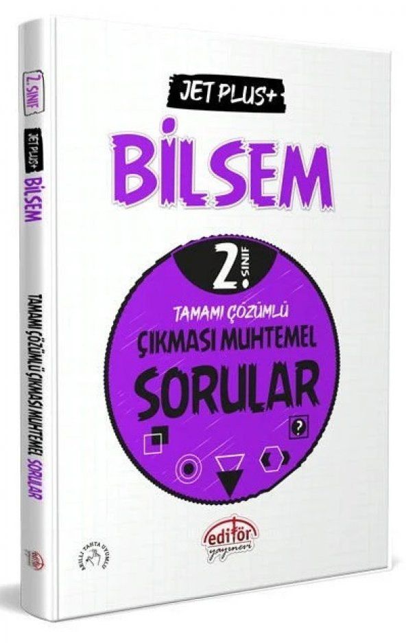 Editör Yayınları 2. Sınıf Jet Plus BİLSEM Hazırlık Çıkması Muhtemel Sorular