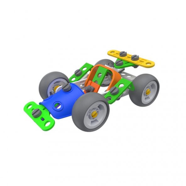 Roy Toy Sök Tak Araçlar 58 Parça GO-KART Kendin Yap Oyun Seti 3+ Yaş Üzeri Çocuklar İçin - 2