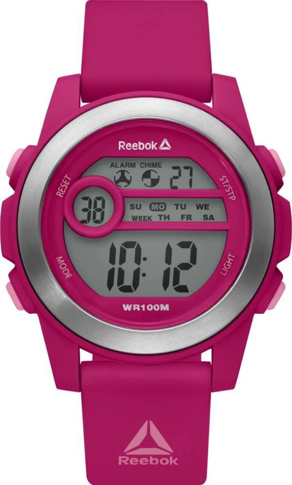 REEBOK RD-MOS-L9-PPPP-WP DİJİTAL PEMBE SİLİKON ÇOCUK KOL SAATİ