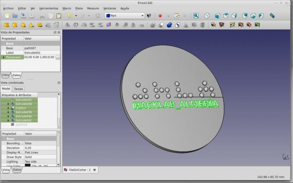 Hacklab Almeria Logo Plastik Aparat - 4