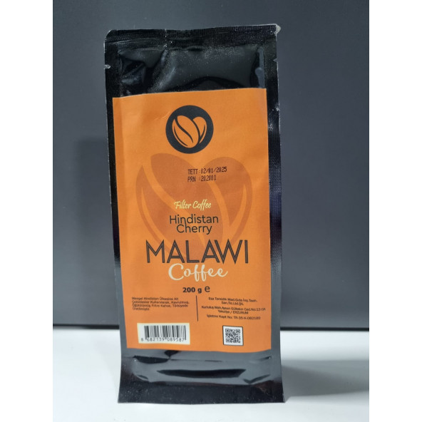 MALAWI COFFEE HİNDİSTAN CHERRY 200 GR