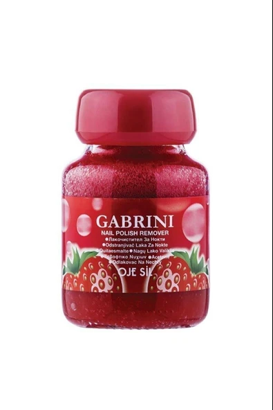 Gabrini Cam Şişe Aseton Çilek