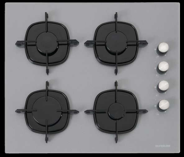 Silverline BO6502S02 - CS5335S01 - 3420 Classy 60 Gri Cam Ankastre Set - 3