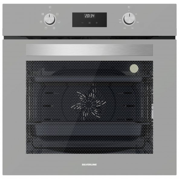 Silverline BO6502S02 - CS5335S01 - 3420 Classy 60 Gri Cam Ankastre Set - 4