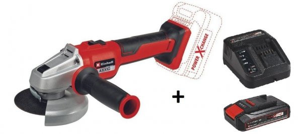 Einhell AXXIO 18/115 Q mm Taşlama Makinesi  + 2.5 Ah  Starter Kit