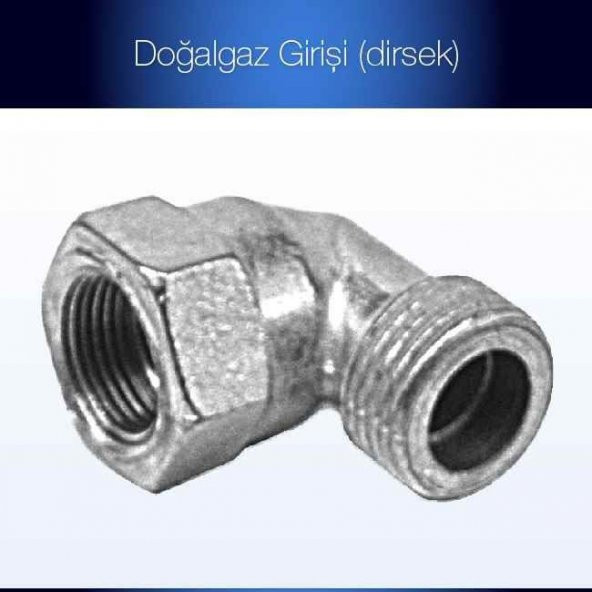 Doğalgaz Dirsek ankastre ocak Fırın No:1 3/8 - 3