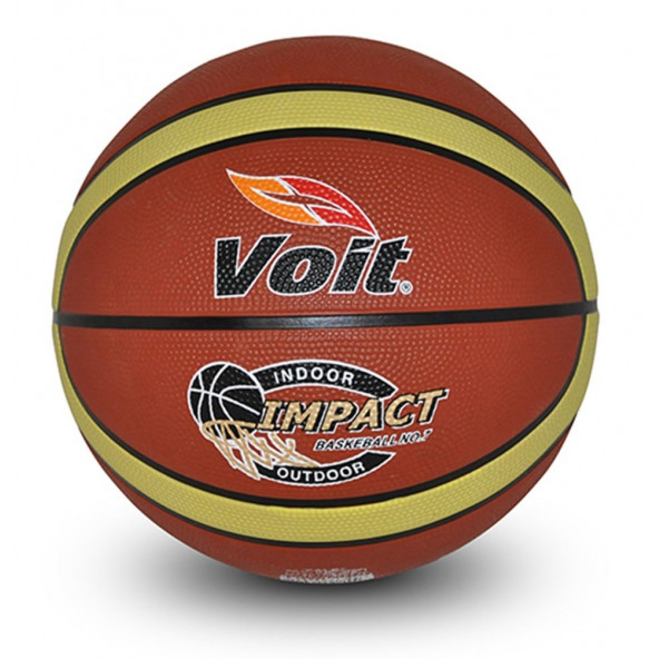 Voit Impact Basketbol Topu No:7 Kahverengi Sarı