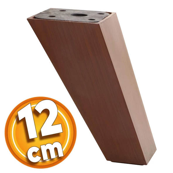 Linden Lüks Mobilya Kanepe Sehpa Tv Ünitesi Koltuk Ayağı 12 Cm Kahverengi Baza Ayakları