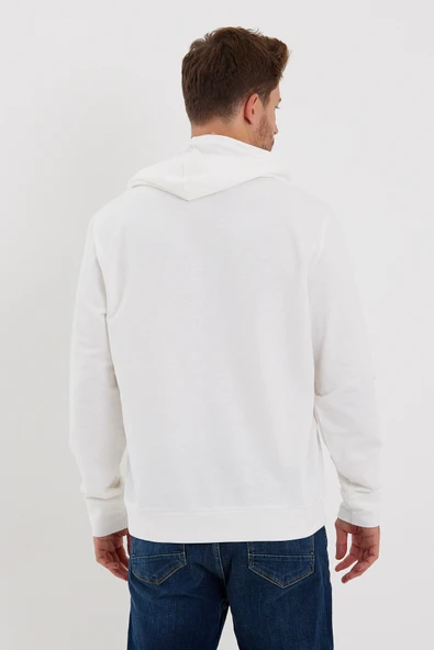 Süperlife Erkek Kapşonlu Regular Fit Brooklyn Baskılı İnce Sweatshirt SPR23SW361 - Resim 10