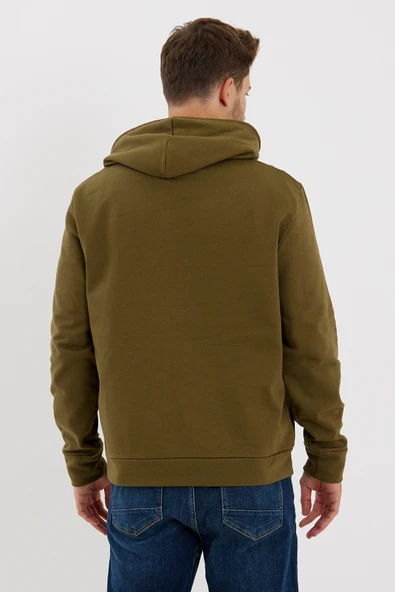 Süperlife Erkek Kapşonlu Regular Fit Brooklyn Baskılı İnce Sweatshirt SPR23SW361 - 5