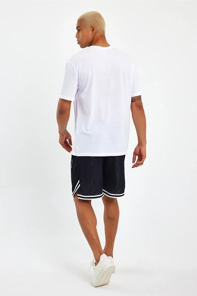 Süperlife Erkek Bisiklet Yaka Regular Fit N Baskılı Tişort SPR22TS113 - 6