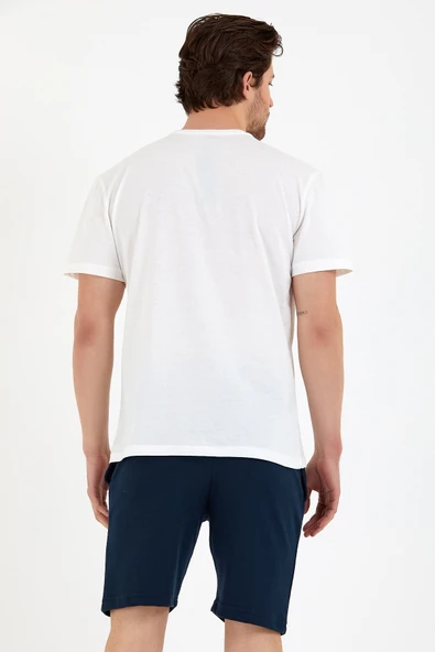 Süperlife Erkek Bisiklet Yaka Regular Fit Garnili  Tişort SPR22TS111 - 9