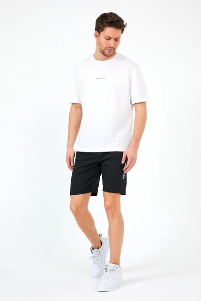 Süperlife Erkek Regular Fit Orta Boy Brooklyn Baskılı Şort SPR22SR208 ürün görseli 1