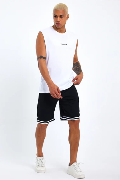 Süperlife Erkek Bisiklet Yaka Regular Fit Brooklyn Baskılı  Tişört SPR22TS122 - 8