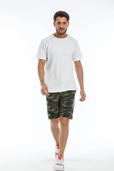 Süperlife Erkek Regular Fit Orta Boy Brooklyn Baskılı Şort SPR22SR208 - Resim 6