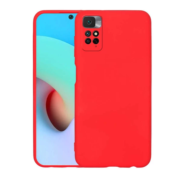 Xiaomi Redmi Note 11S Global Kılıf Zore Mara Lansman Kapak Kılıf  Kırmızı