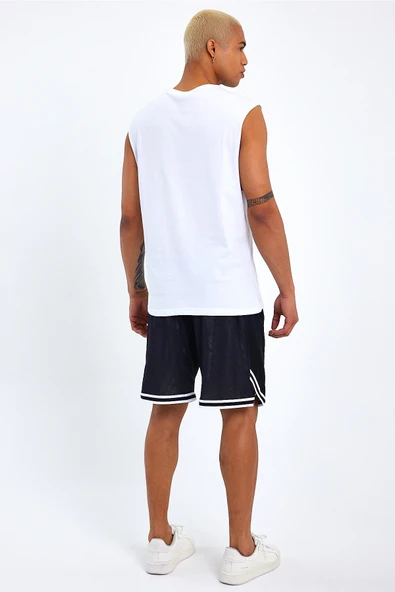 Süperlife Erkek Bisiklet Yaka Regular Fit Brooklyn Baskılı  Tişört SPR22TS122 - 11