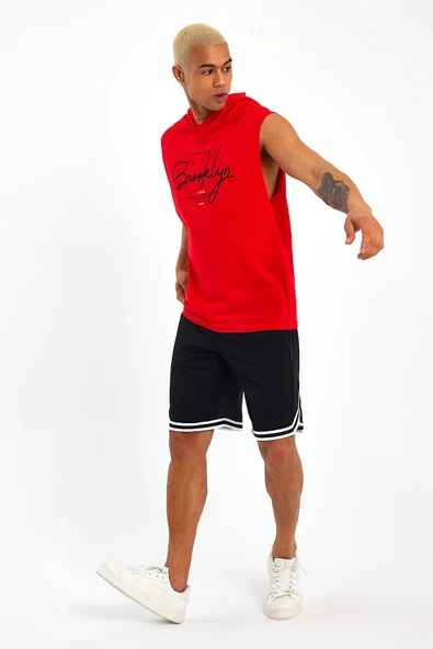 Süperlife Erkek Kapşonlu Regular Fit Tişört SPR22TS118 - 5