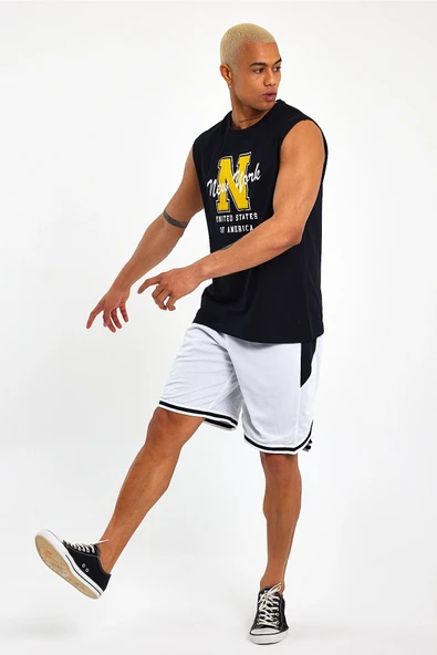 Süperlife Erkek Bisiklet Yaka Regular Fit N Baskılı Tişört SPR22TS117 - 9