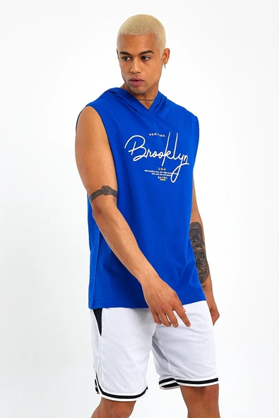 Süperlife Erkek Kapşonlu Regular Fit Tişört SPR22TS118 - 8