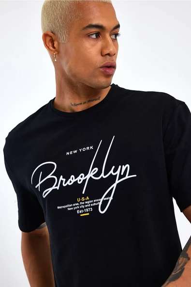 Süperlife Erkek Bisiklet Yaka Standart &Regular Fit Tişort SPR22TS110 - 10