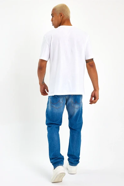 Süperlife Erkek Bisiklet Yaka Standart &Regular Fit Tişort SPR22TS110 - 6