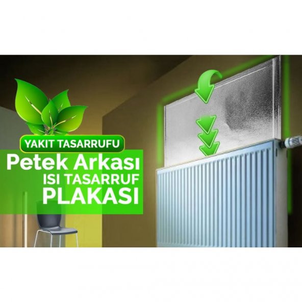 2 ADET Petek Radyatör Arkası Isı Yalıtım Levhası 50x100 cm - 6
