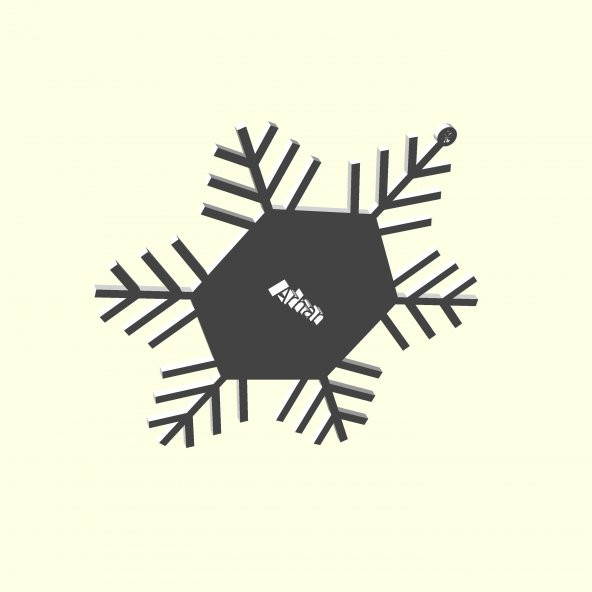 Arhan Arhan Kişiye İsime İsme Özel Üretim Yılbaşı Ağacı Süsü Ağaç Süs Sevgiliye Eşe Hediyelik Hediyesi Dekoratif Organik Plastik - 7