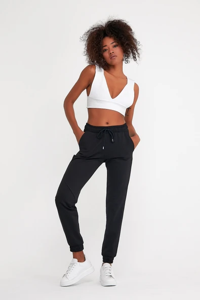 Süperlife Kadın Regular Fit İnce Eşofman Altı SPR22BE158 - Resim 11