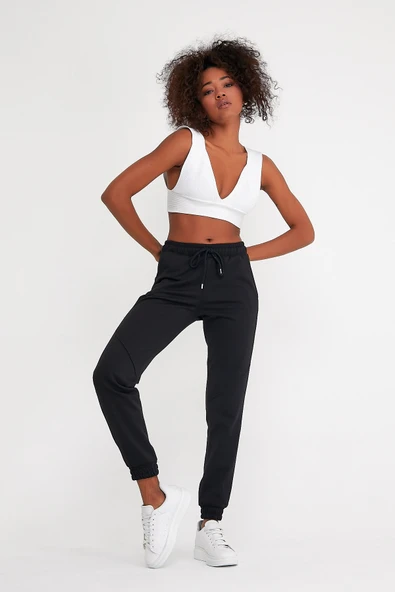 Süperlife Kadın Regular Fit İnce Eşofman Altı SPR22BE158 - Resim 9