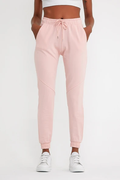 Süperlife Kadın Regular Fit İnce Eşofman Altı SPR22BE158 - Resim 5