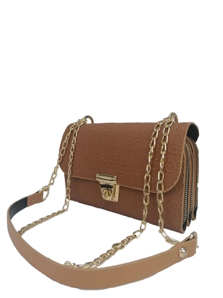 Liva 815 Fermuarlı Toka Kilitli Kadın El Omuz Çapraz Çanta - Resim 8