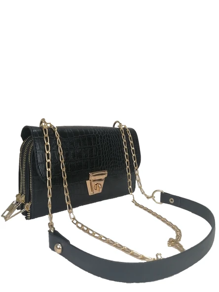 Liva 815 Fermuarlı Toka Kilitli Kadın El Omuz Çapraz Çanta - Resim 6