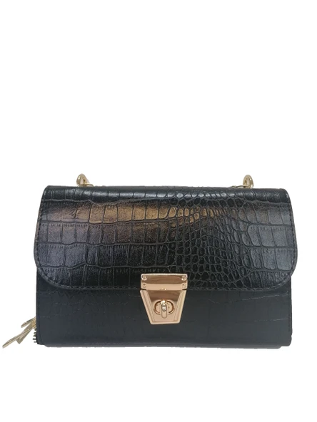 Liva 815 Fermuarlı Toka Kilitli Kadın El Omuz Çapraz Çanta - Resim 9